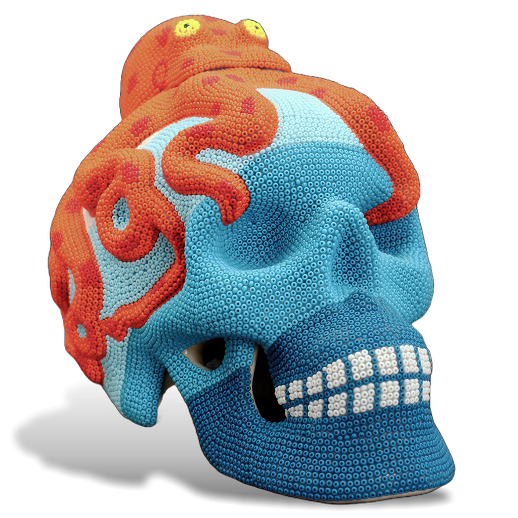 OctoBlue Añejo Cristalino (Edicion Huichol)